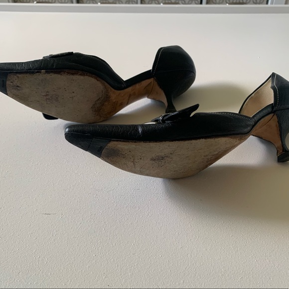 Black Prada Heels Size 9 - Picture 3 of 4